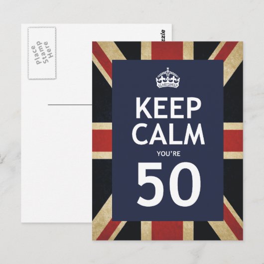 保あなたは50 ポストカード (正面/裏面)