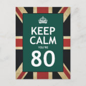 保あなたは80 ポストカード (正面)