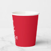 保おもしろい手を落ち着ける 紙コップ (左)