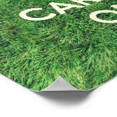 保おもしろい落ち着いて運いる ポスター (角)