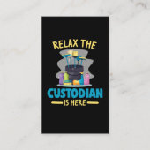 保おもしろい護者清掃員 名刺 (正面)