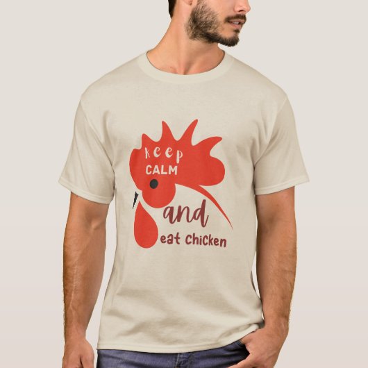 保おもしろい食べき Tシャツ (正面)