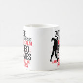 保おもしろいCalm Gamers Mug Zombie Apocalpse モーフィングマグカップ (中央)