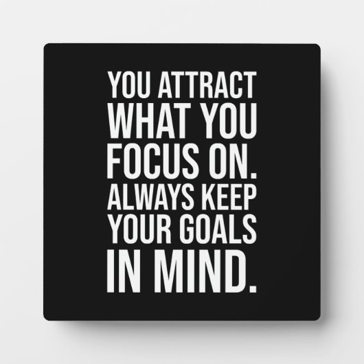 保お客様のゴール – 成功やる気を起こさせる フォトプラーク (正面)