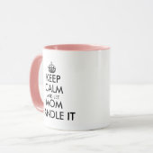 保お母さおもしろいんに任せてお母さんの日 マグカップ (正面左)