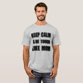 保お母さんの日のように、お母さんの日のように、落ち着いて厳しい Tシャツ (正面フル)