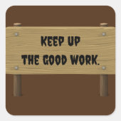 保お疲れ。 スクエアシール (正面)