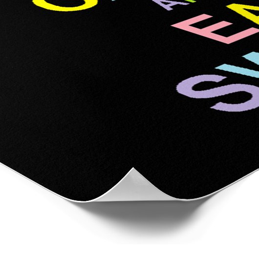 保お菓子食べ ポスター (角)