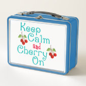 保さくらんぼ メタルランチボックス (正面)