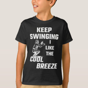 保ちま私を好みます涼しい風を振れます Tシャツ