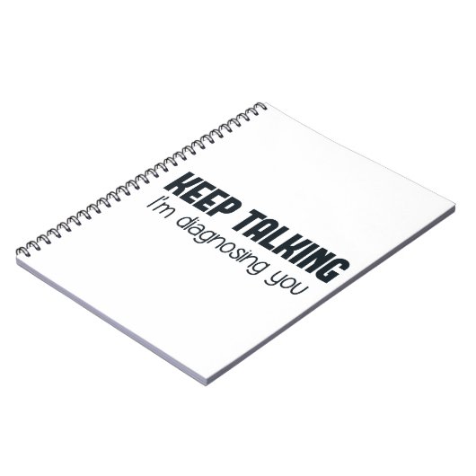 保ちま私を診断しています話します ノートブック (左側)