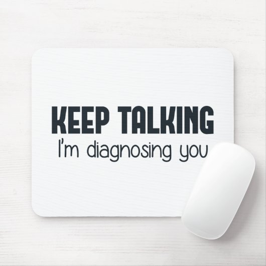 保ちま私を診断しています話します マウスパッド (マウス)