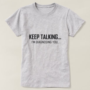保ちま…私を診断しています話します Tシャツ