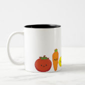 保って下さいそれをカラフル(シンプルな設計) ツートーンマグカップ (左)