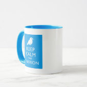 保って下さい平静および腐肉(カラス)を マグカップ (正面左)