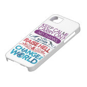 保って下さい平静を….地獄を上げて下さい及び世界を変えて下さい! Case-Mate iPhoneケース (下部)