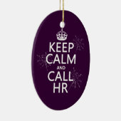 保って下さい穏やか、呼出しHR (どの色でも) セラミックオーナメント (右)