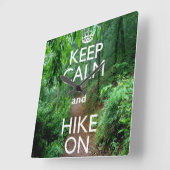 ~保に対する穏やかさ スクエア壁時計 (傾斜)