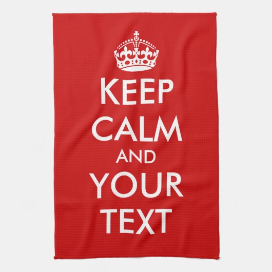 保のタオル | カスタマイズ可能テンプレート キッチンタオル (縦)