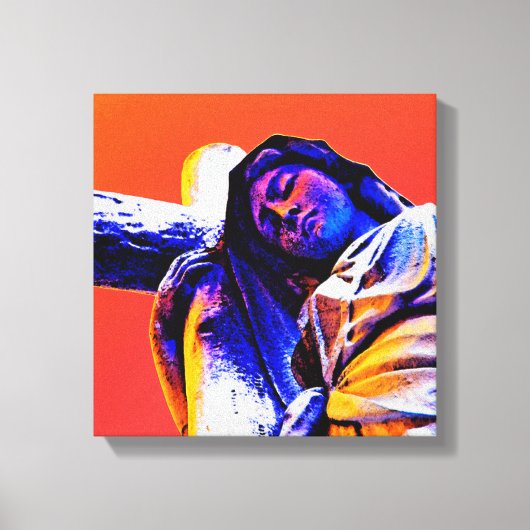 保の信仰墓地 キャンバスプリント (正面)