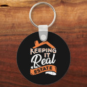 保の実在財産 キーホルダー (正面)