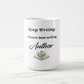 保の将来最高のの作作者のモチベーション コーヒーマグカップ (中央)