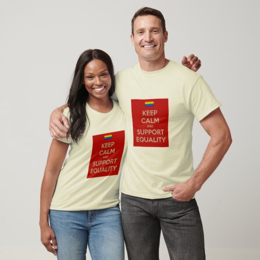 保の平等を心に支える Tシャツ (ユニセックス)