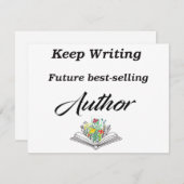 保の書将来の作家意欲 シーズンカード (正面/裏面)