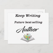 保の書将来の作家意欲 シーズンポストカード (正面/裏面)