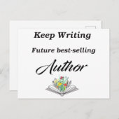 保の書将来の作家意欲 ポストカード (正面/裏面)