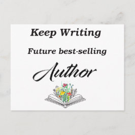 保の書将来の作家意欲 ポストカード