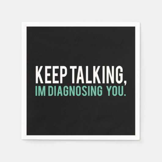 保の診断だ スタンダードカクテルナプキン (正面)