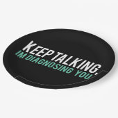 保の診断だ ペーパープレート (アングル)