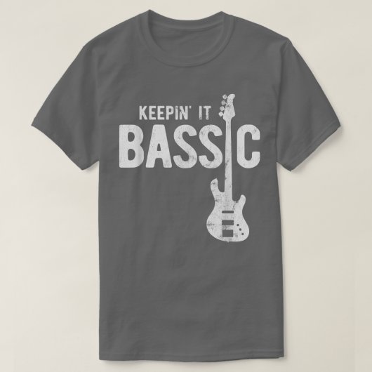 保のIt Bassic Guitar Bass Player 1914 Tシャツ (デザイン正面)