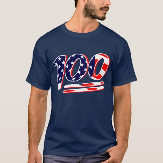 保のIT USA 100 Tシャツ (正面)