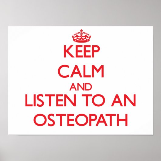 保は聞整然とOsteopathへ ポスター (正面)