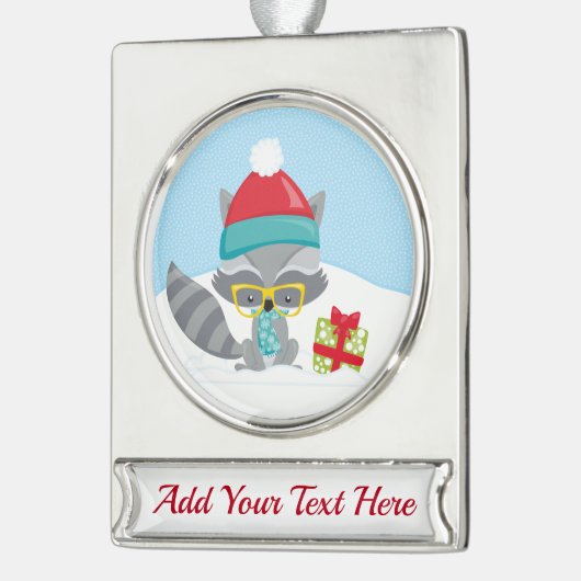 保またはデザイン独自の金ゴールドメッキされたバナーまたは名前 シルバープレートバナーオーナメント (左)