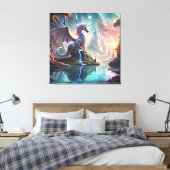保またはデザイン独自の – キャンバス（光沢） キャンバスプリント (インサイチュ (寝室))