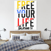 保またはデザイン独自 – キャンバス（光沢） キャンバスプリント (インサイチュ (寝室))