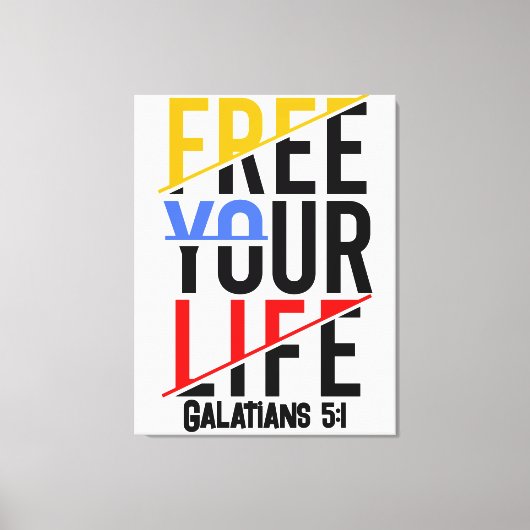 保またはデザイン独自 – キャンバス（光沢） キャンバスプリント (正面)