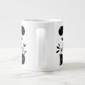 保またはデザイン自分の – mag巨大コーヒーマグ ジャンボコーヒーマグカップ (裏面)