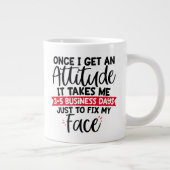 保またはデザイン自分の – mag巨大コーヒーマグ ジャンボコーヒーマグカップ (右)