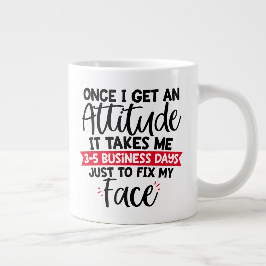 保またはデザイン自分の – mag巨大コーヒーマグ ジャンボコーヒーマグカップ (右)