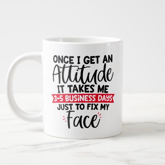 保またはデザイン自分の – mag巨大コーヒーマグ ジャンボコーヒーマグカップ (左)