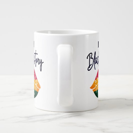 保またはデザイン自分の – mag巨大コーヒーマグ ジャンボコーヒーマグカップ (裏面)