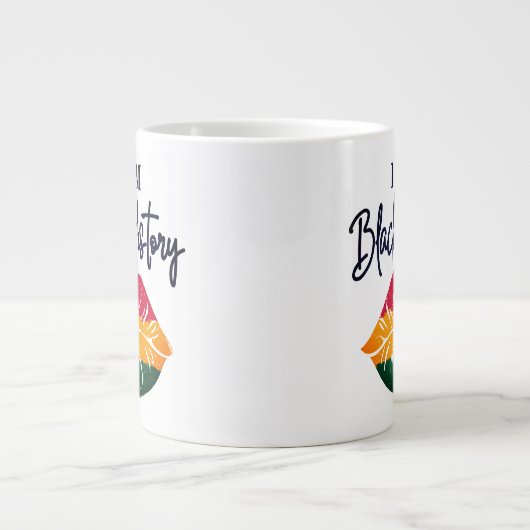 保またはデザイン自分の – mag巨大コーヒーマグ ジャンボコーヒーマグカップ (正面)