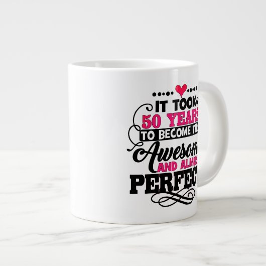 保またはデザイン自分の – mag巨大コーヒーマグ ジャンボコーヒーマグカップ (正面右)