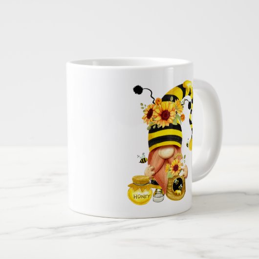 保またはデザイン自分の – mag巨大コーヒーマグ ジャンボコーヒーマグカップ (正面右)