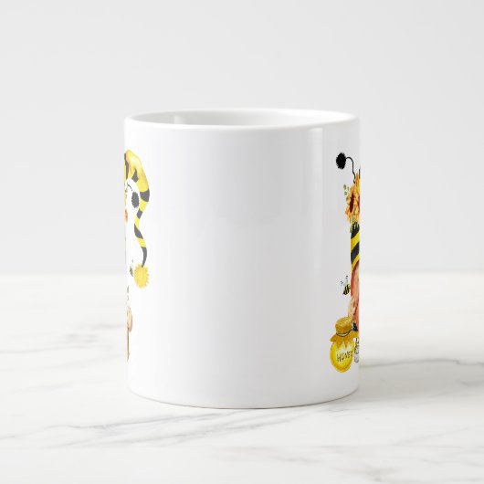 保またはデザイン自分の – mag巨大コーヒーマグ ジャンボコーヒーマグカップ (正面)