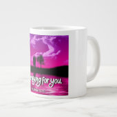 保またはデザイン自分の – mag巨大コーヒーマグ ジャンボコーヒーマグカップ (正面右)